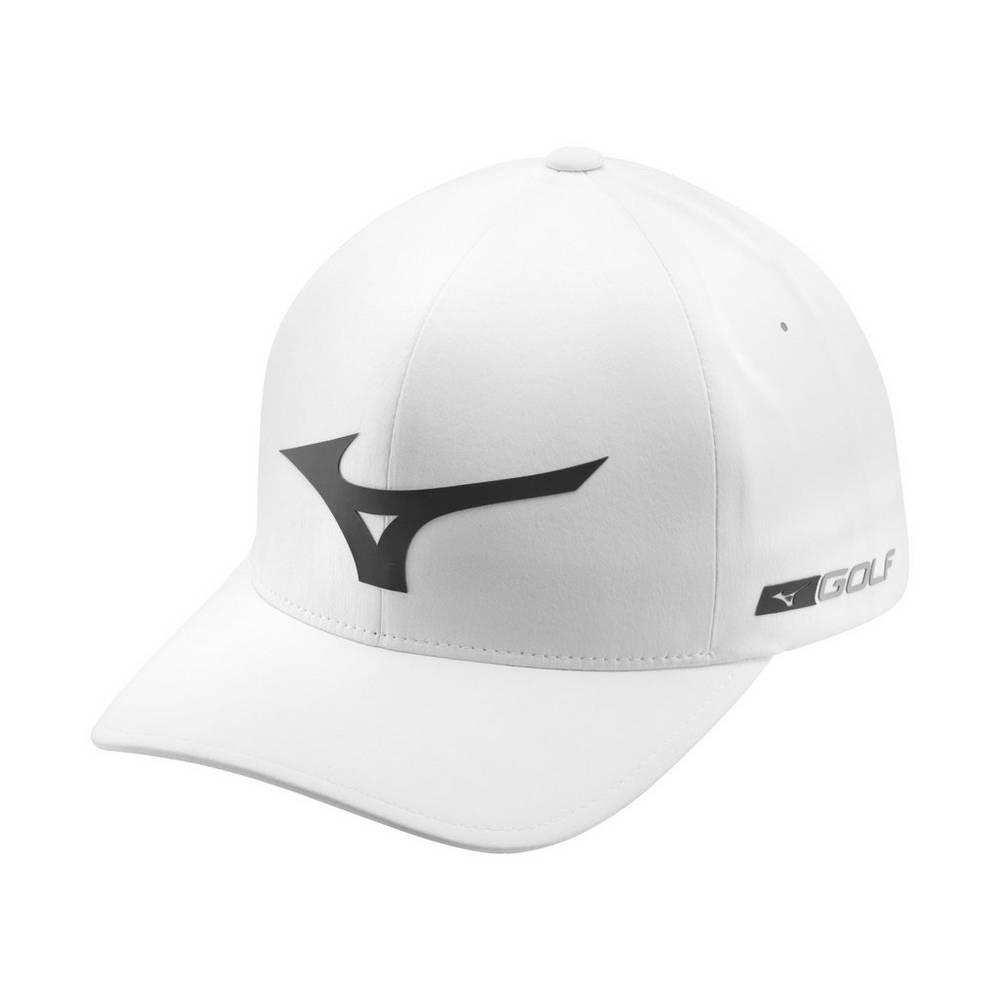 Chapéu Mizuno Golfe Tour Delta - Homem - Branco/Cinzentas - DZMYE2063